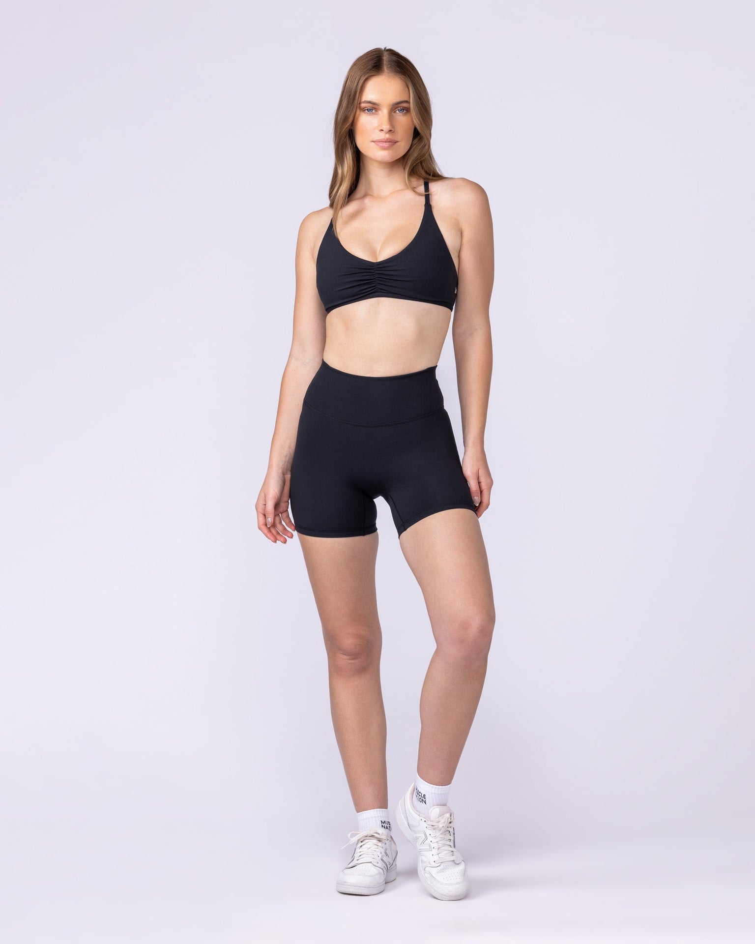 Honey Bralette - Black-Bralettes-XXS-062502BLK-XXS-MNAPPRL42956-6-Muscle Nation