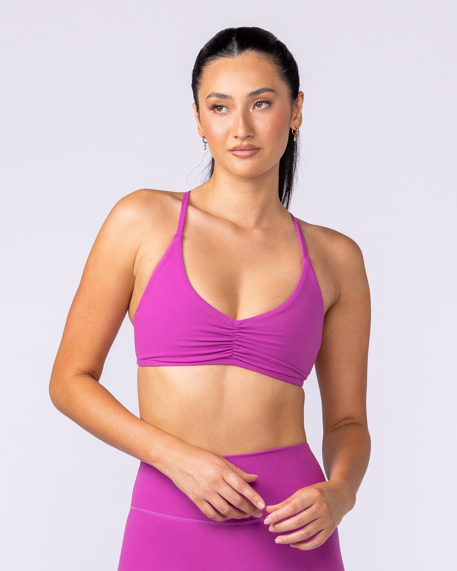 Honey Bralette - Radiant Orchid-Bralettes-XXS-1125103RORID-XXS-MNAPPRL46090-3-Muscle Nation