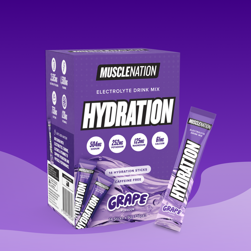 HYDRATION Sticks - Grape - 14 Pack-Hydration-MNSUPPS0391-9359054002326-1-Muscle Nation