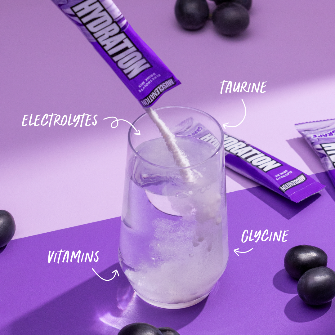 HYDRATION Sticks - Grape - 14 Pack-Hydration-MNSUPPS0391-9359054002326-5-Muscle Nation