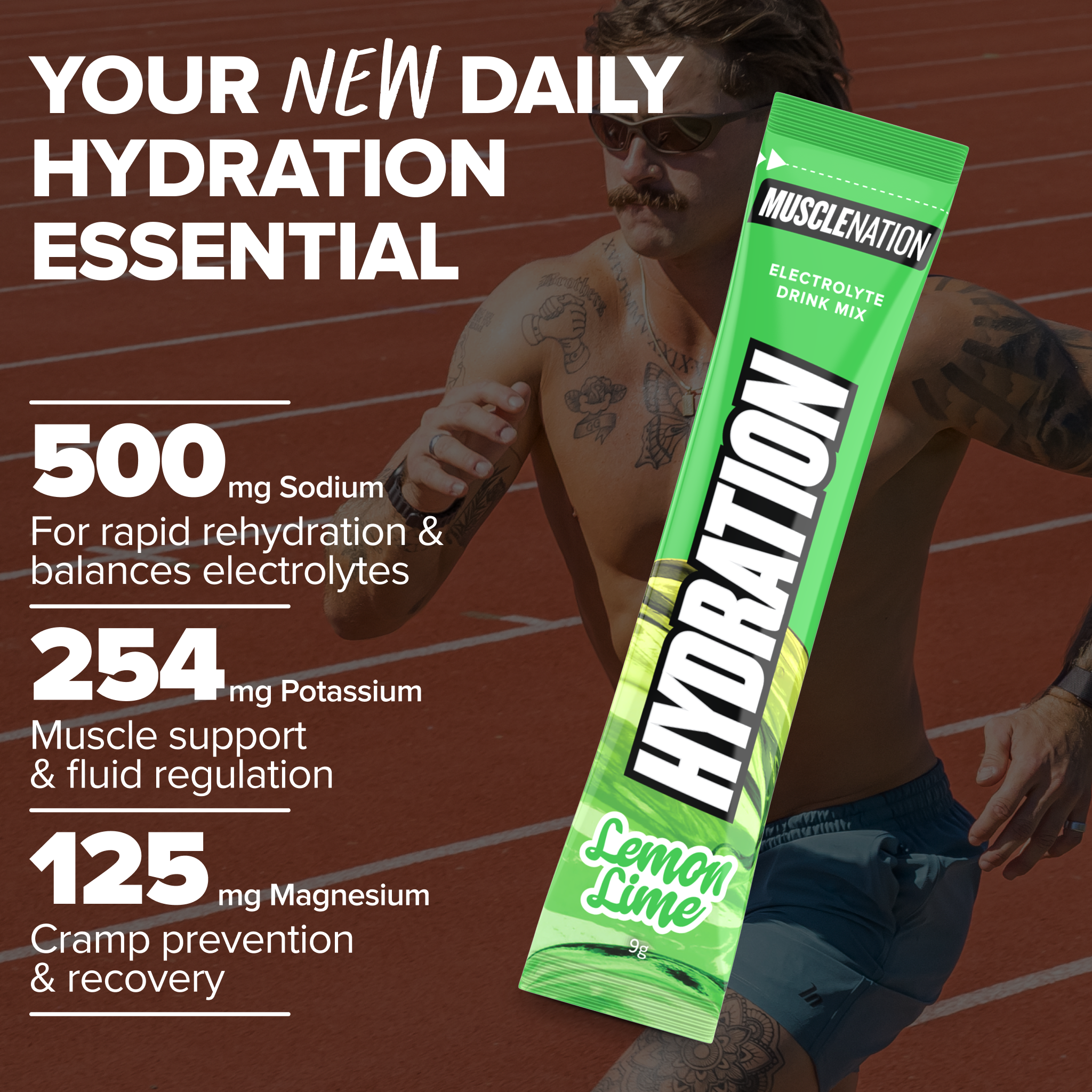 HYDRATION Sticks - Lemon Lime - 14 Pack-Hydration-MNSUPPS0402-9359054002944-2-Muscle Nation