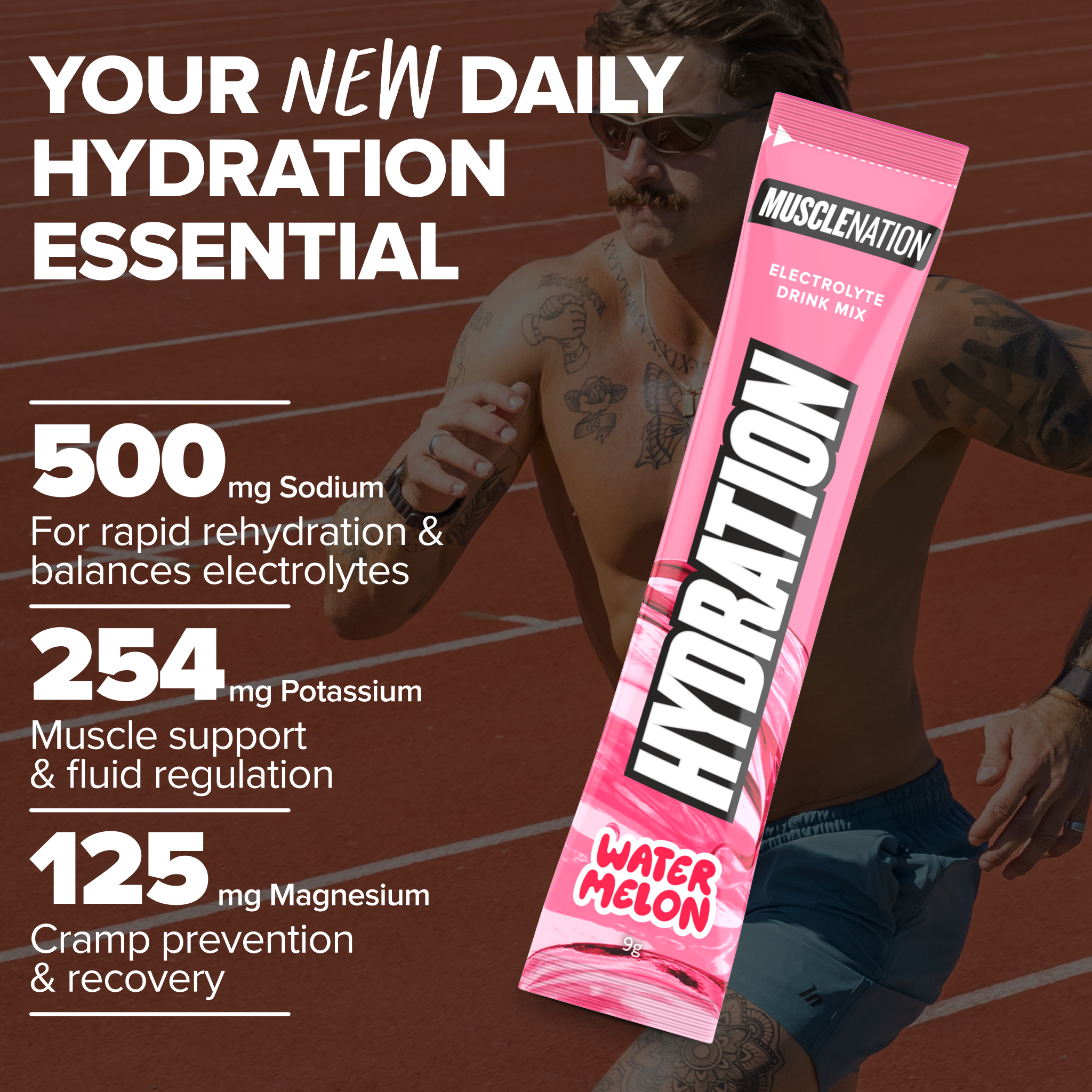 HYDRATION Sticks - Watermelon - 14 Pack-Hydration-MNSUPPS0403-9359054002920-2-Muscle Nation