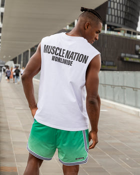 Worldwide Muscle Tank - White