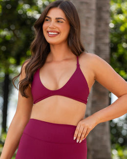 Breeze Rib Bralette - Rose Bud