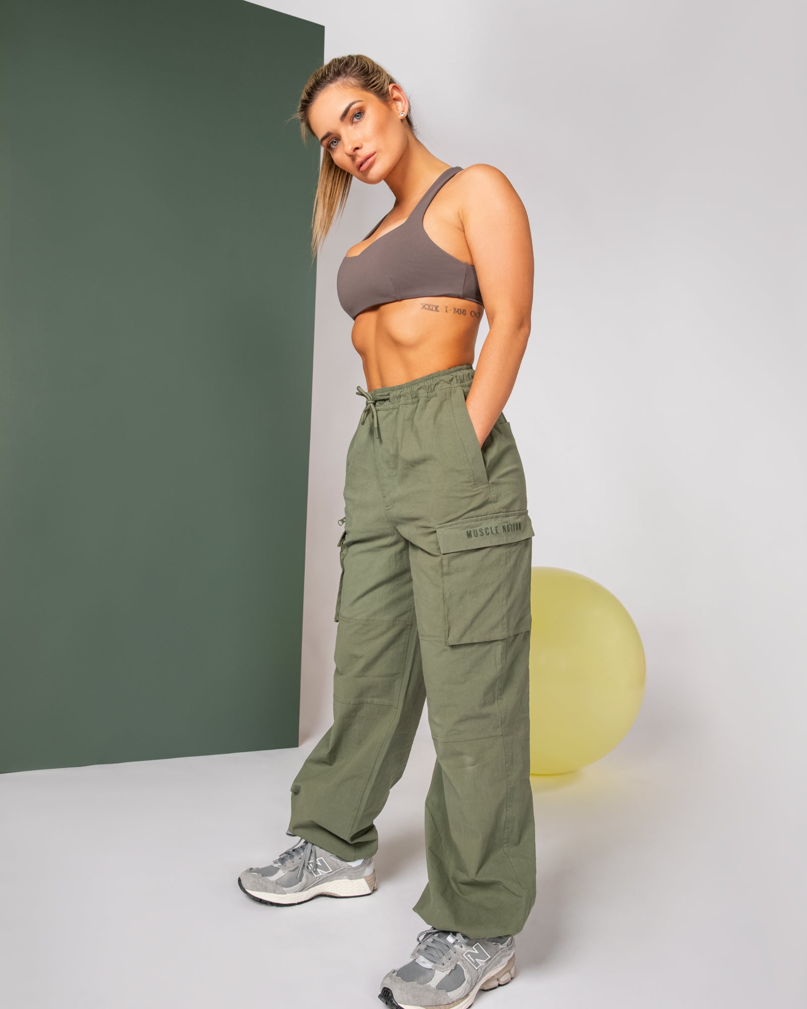 Army green cargo 2025 pants women