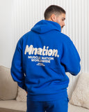MNation Oversized Hoodie - Bondi Blue