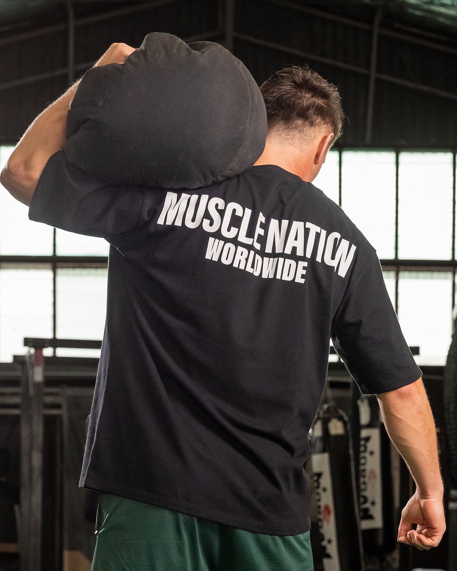 Worldwide Pump Cover - Black-T-Shirts-XS-062401BLK-XS-MNAPPRL31705-1-Muscle Nation