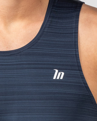 MN Active Running Tank - Navy-Tops-S-082438NAVY-S-MNAPPRL32593-2-Muscle Nation