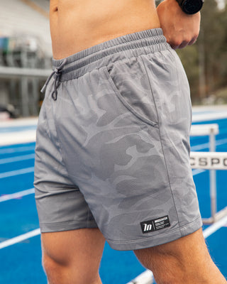 Tech Camo Lay Up 5" Shorts - Light Grey Camo-Shorts-S-112431LGRYCAMO-S-MNAPPRL35564-1-Muscle Nation