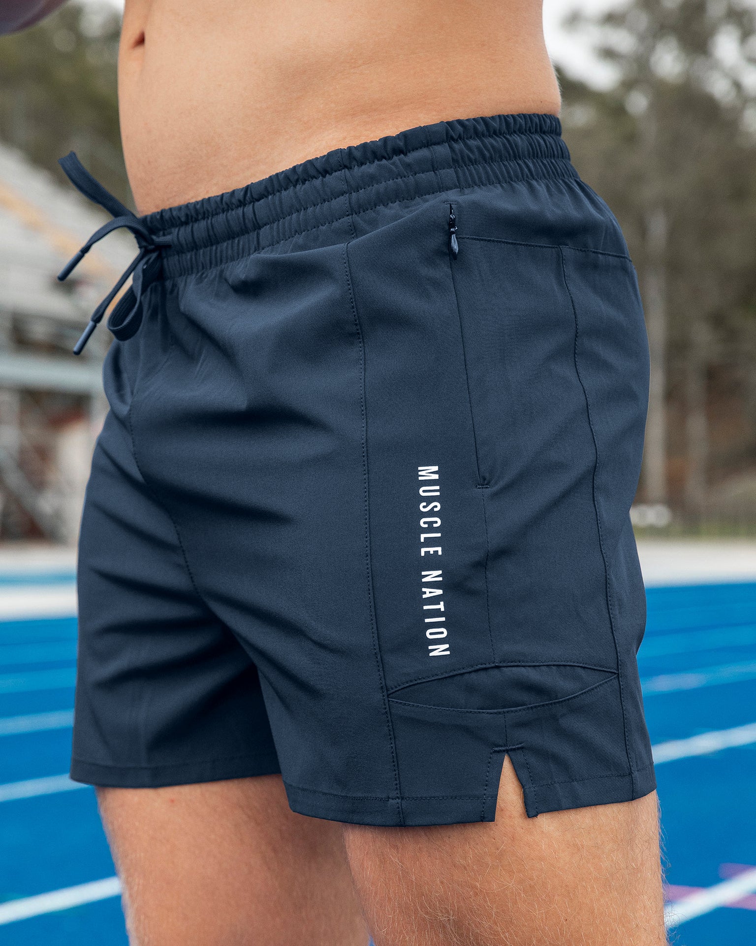 Streamline Training 3" Shorts - Navy-Shorts-S-1124118NAVY-S-MNAPPRL35354-1-Muscle Nation