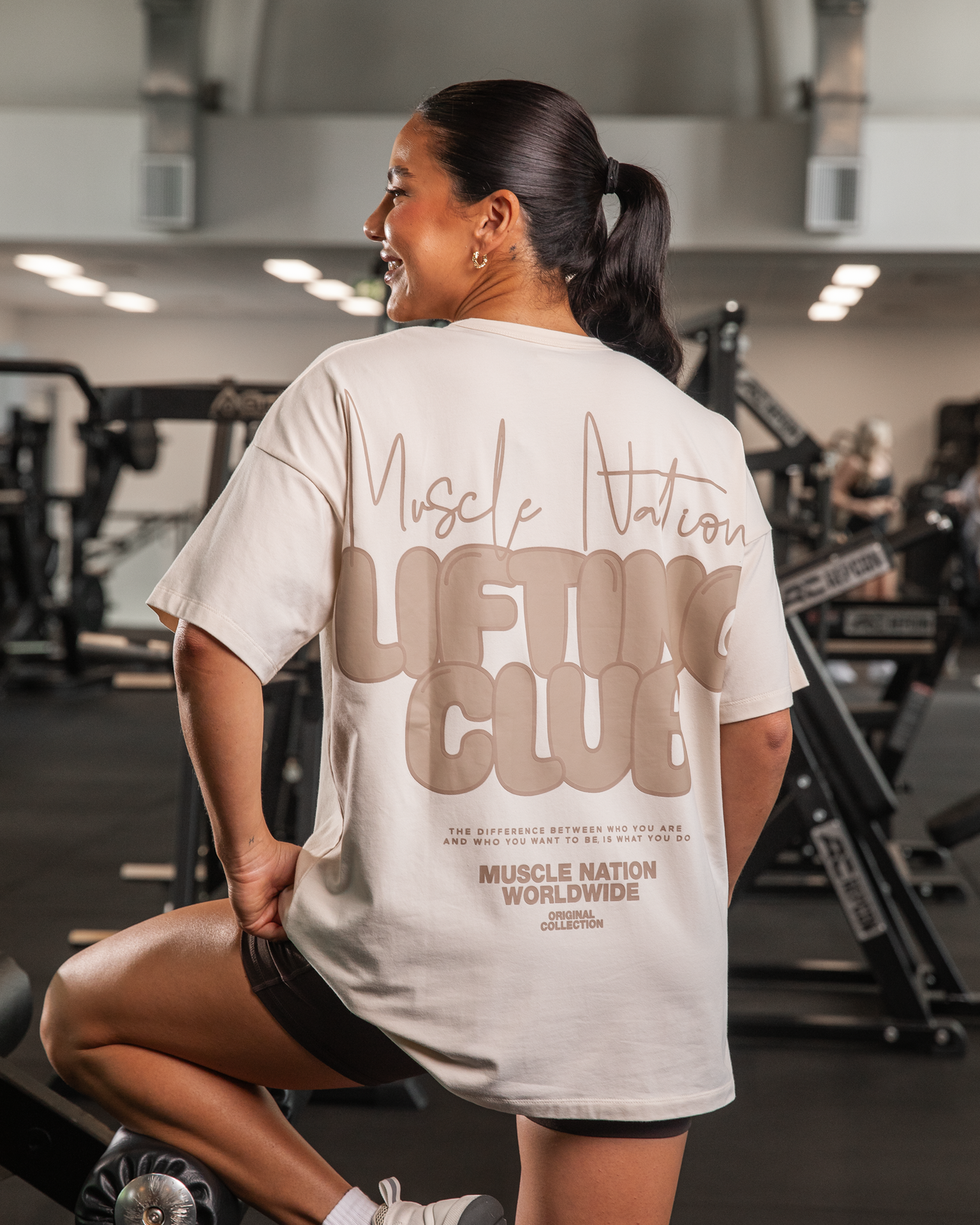 Lifting Club Oversized Tee - Dew – Muscle Nation