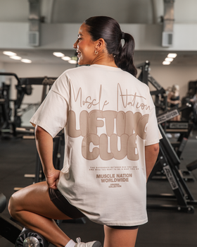 Lifting Club Oversized Tee - Dew