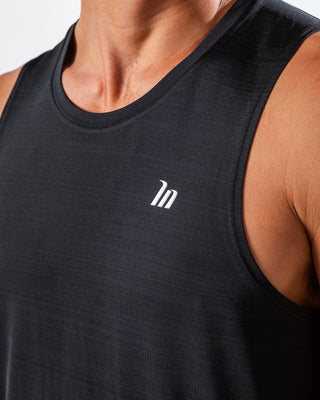 MN Active Running Tank - Black-Singlets & Tanks-S-072317BLK-S-MNAPPRL25590-2-Muscle Nation