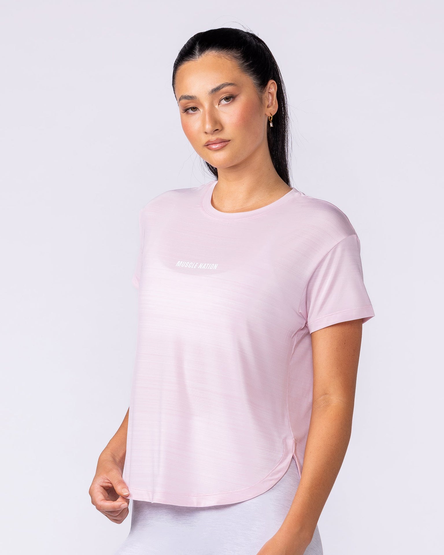 Ignite Training Tee - Soft Pink-T-Shirts-XXS-1125131SFTP-XXS-MNAPPRL45174-3-Muscle Nation