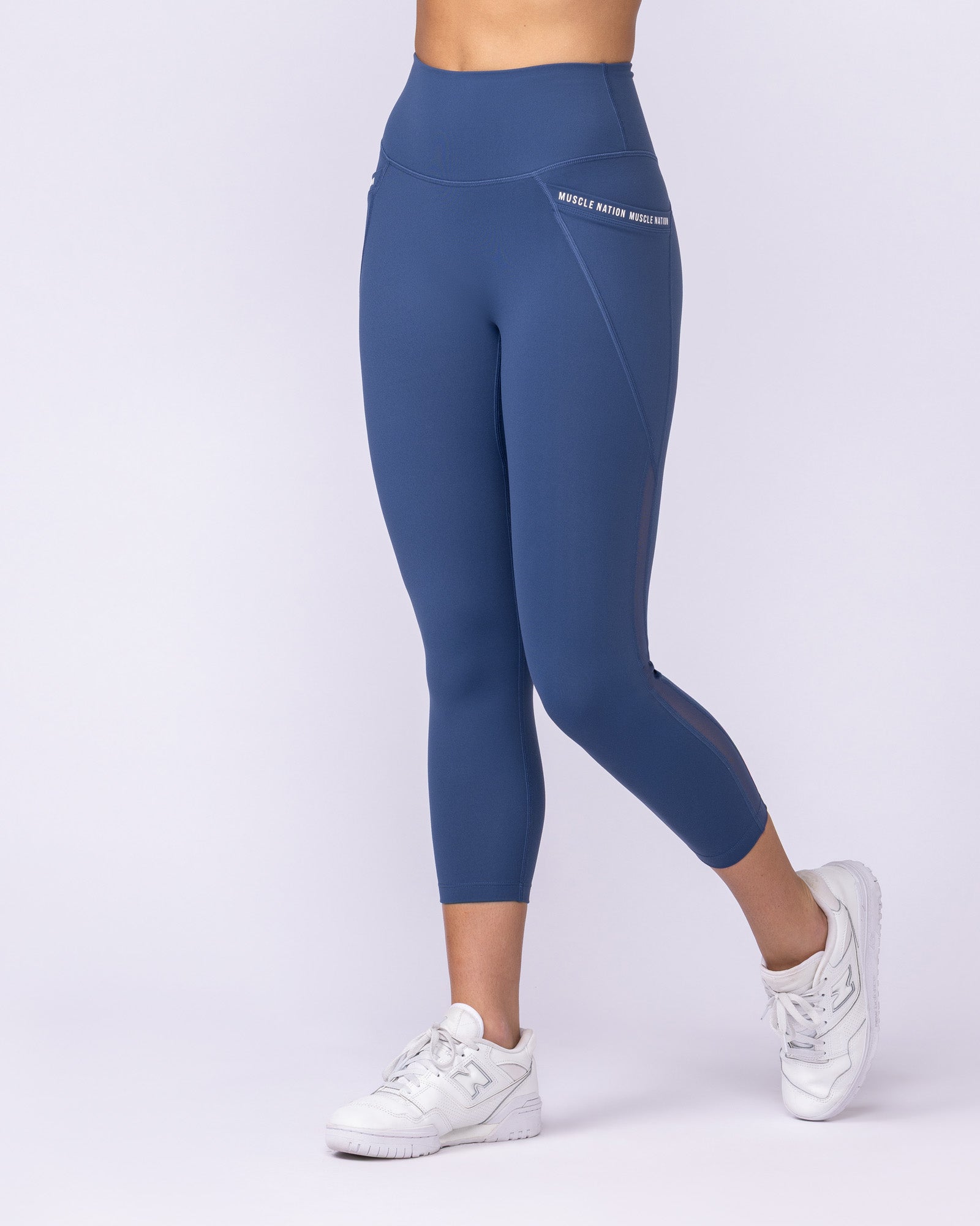 Illusion Signature Pocket 7/8 Leggings - Atlantis-Leggings-XXS-112530ATLS-XXS-MNAPPRL44898-4-Muscle Nation