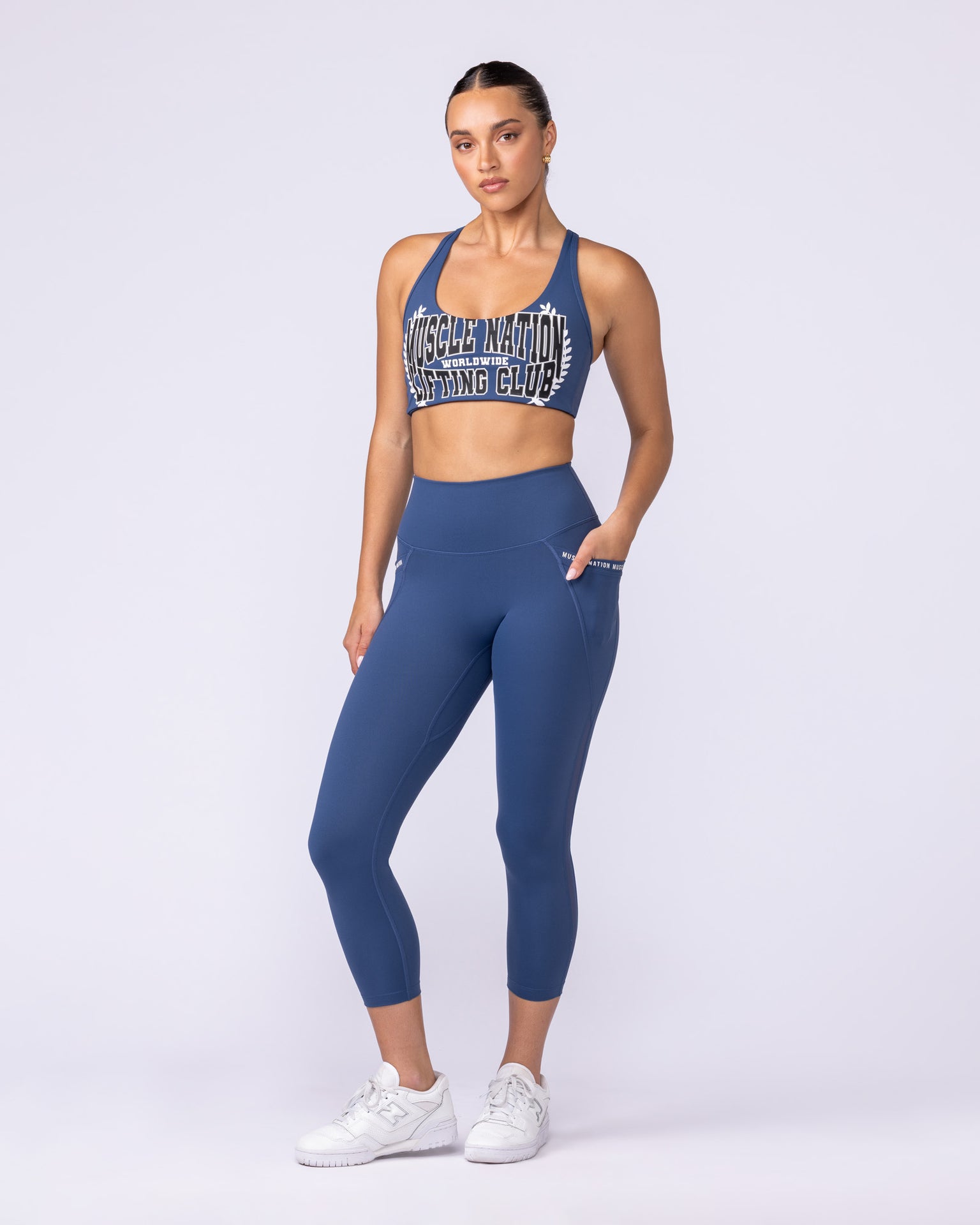 Illusion Signature Pocket 7/8 Leggings - Atlantis-Leggings-XXS-112530ATLS-XXS-MNAPPRL44898-6-Muscle Nation