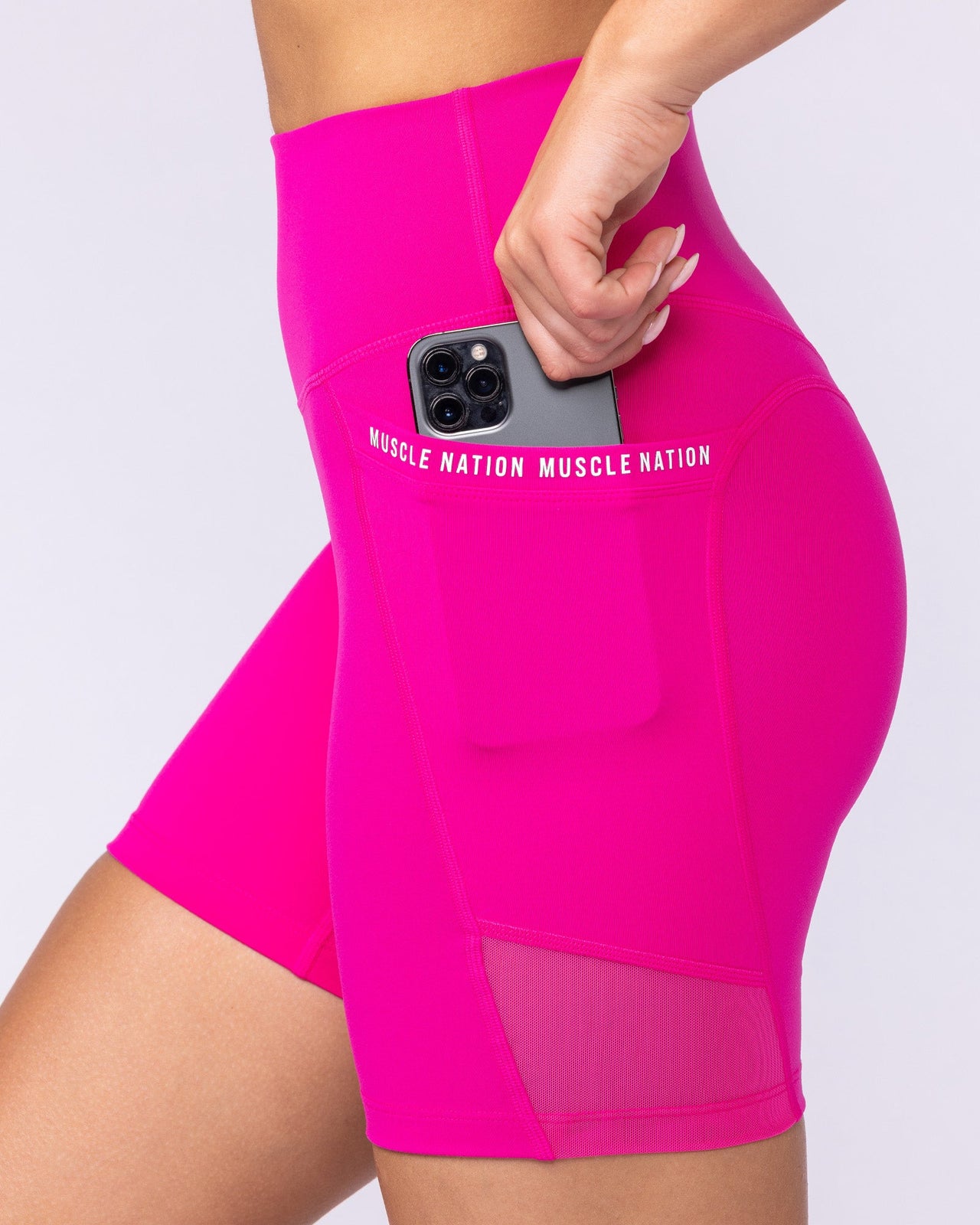 Illusion Signature Pocket Bike Shorts - Cosmo-Shorts-XXS-112529CSMO-XXS-MNAPPRL44952-4-Muscle Nation