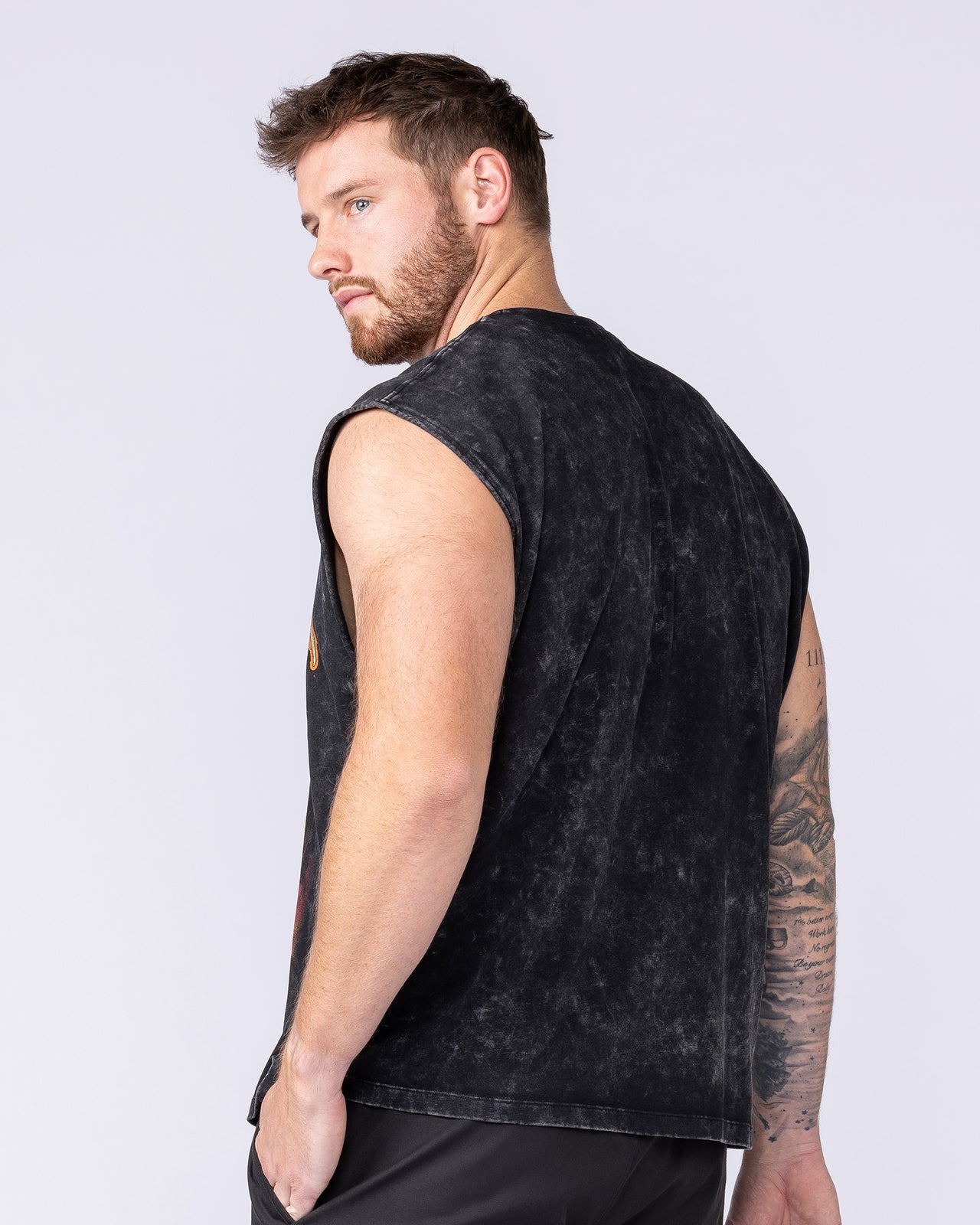 Immortal Vintage Boxy Muscle Tank - Washed Black-Singlets & Tanks-S-112578WSHBLK-S-MNAPPRL47449-2-Muscle Nation