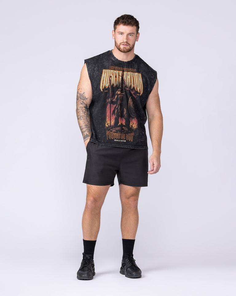 Immortal Vintage Boxy Muscle Tank - Washed Black-Singlets & Tanks-S-112578WSHBLK-S-MNAPPRL47449-5-Muscle Nation