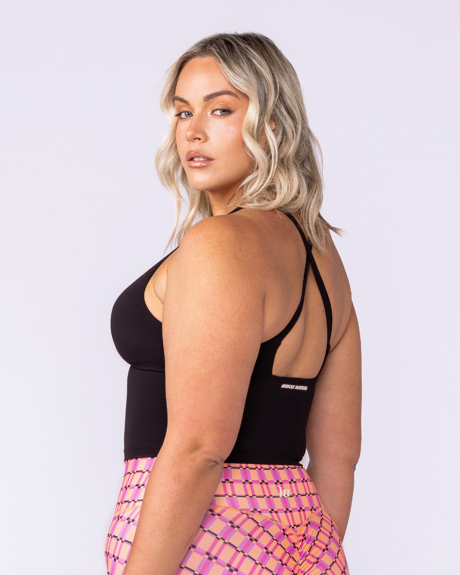 Influence Bra Tank - Black-Singlets & Tanks-XXS-112533BLK-XXS-MNAPPRL46134-2-Muscle Nation