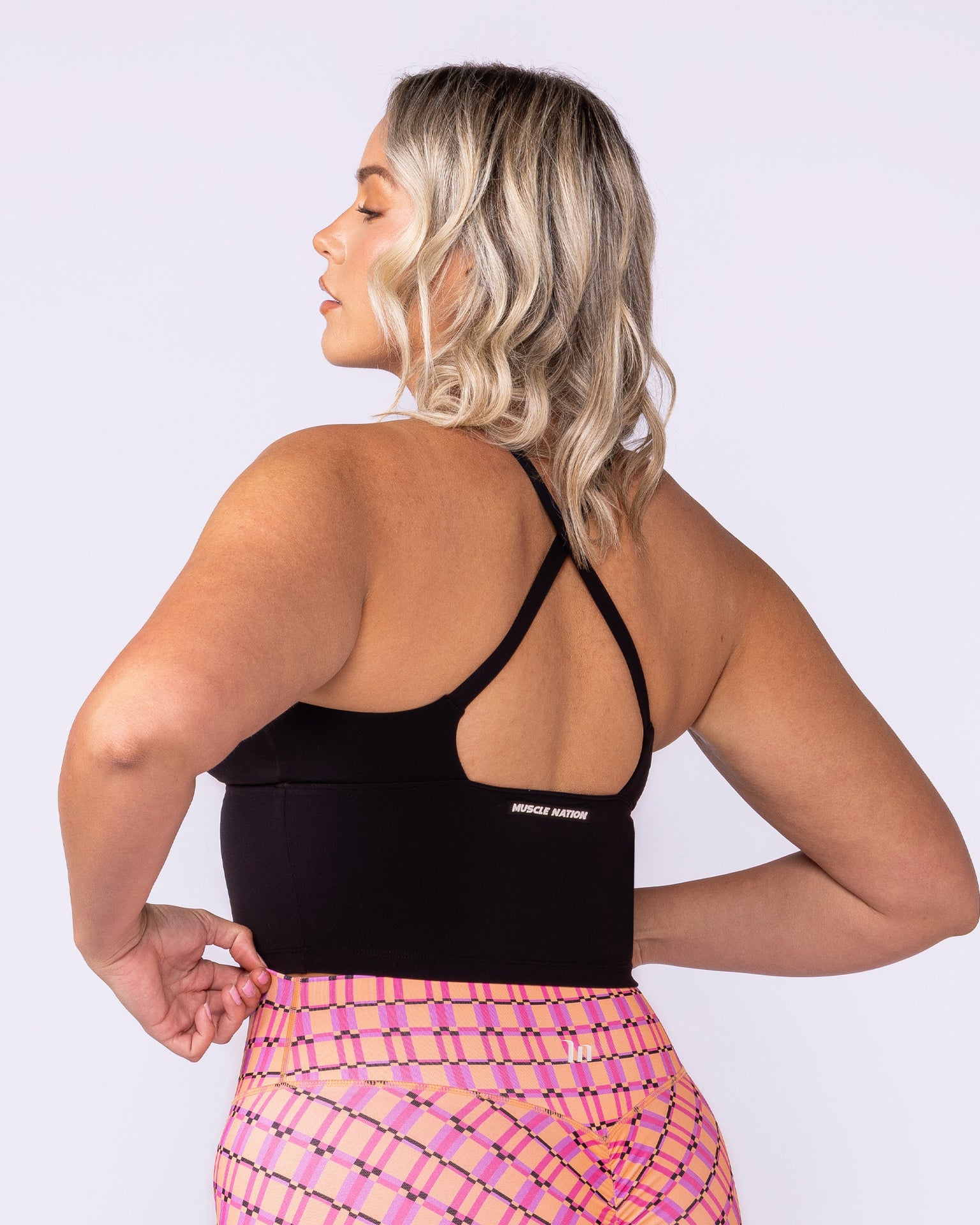 Influence Bra Tank - Black-Singlets & Tanks-XXS-112533BLK-XXS-MNAPPRL46134-4-Muscle Nation