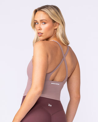 Influence Bra Tank - Mocha Berry-Singlets & Tanks-XXS-112533MCHBRY-XXS-MNAPPRL46143-2-Muscle Nation