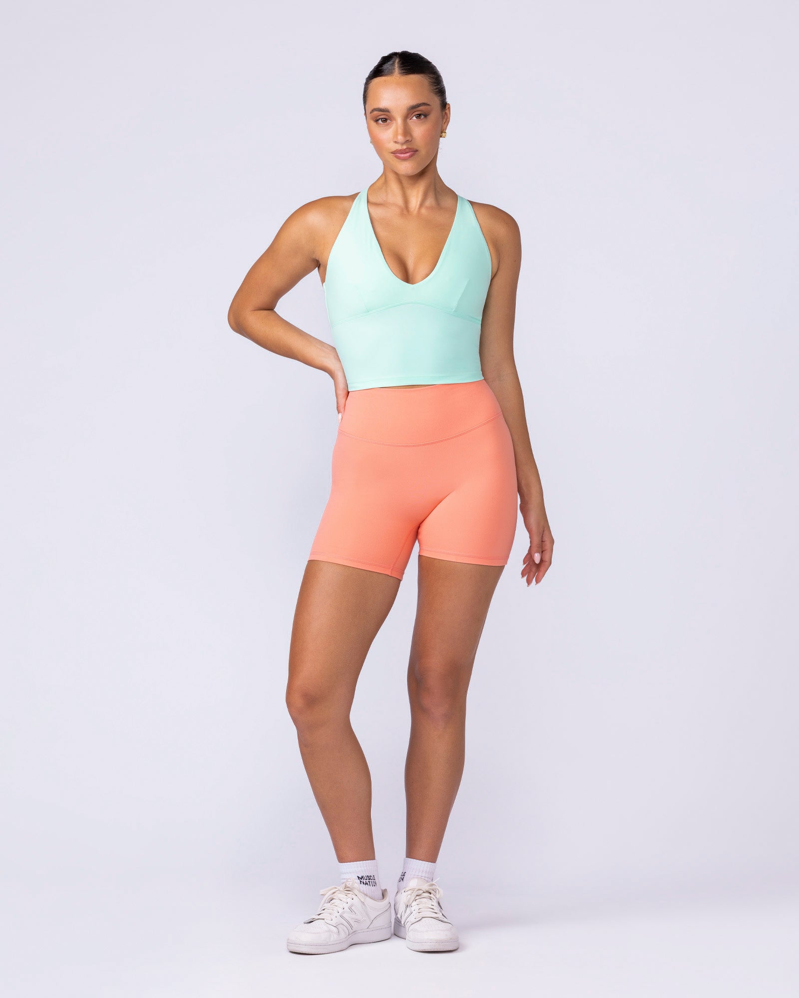 Influence Bra Tank - Ocean Wave-Singlets & Tanks-XXS-112533OWV-XXS-MNAPPRL48148-5-Muscle Nation