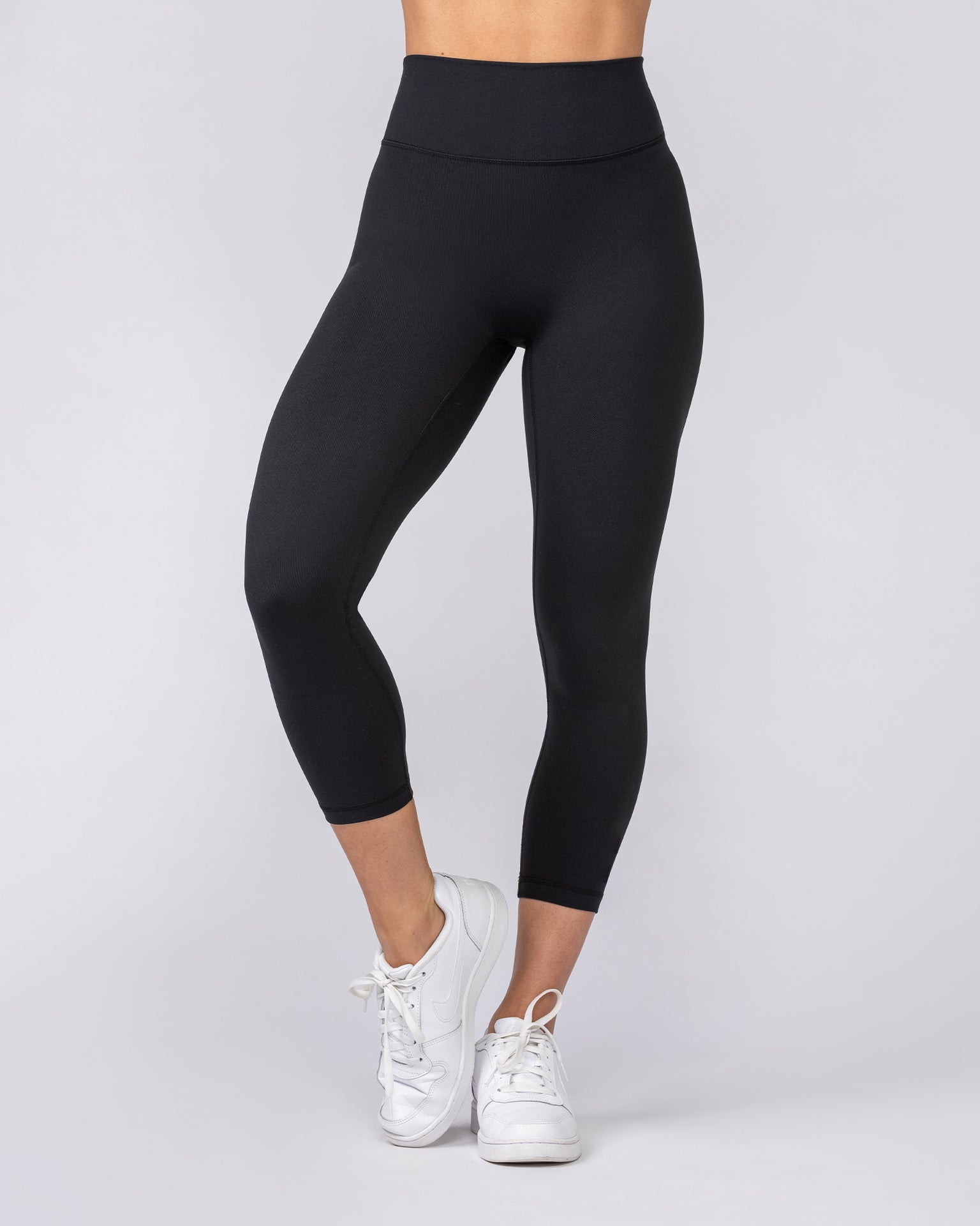 Instinct Scrunch 7/8 Leggings - Black-Leggings-XXS-112577BLK-XXS-MNAPPRL44671-2-Muscle Nation