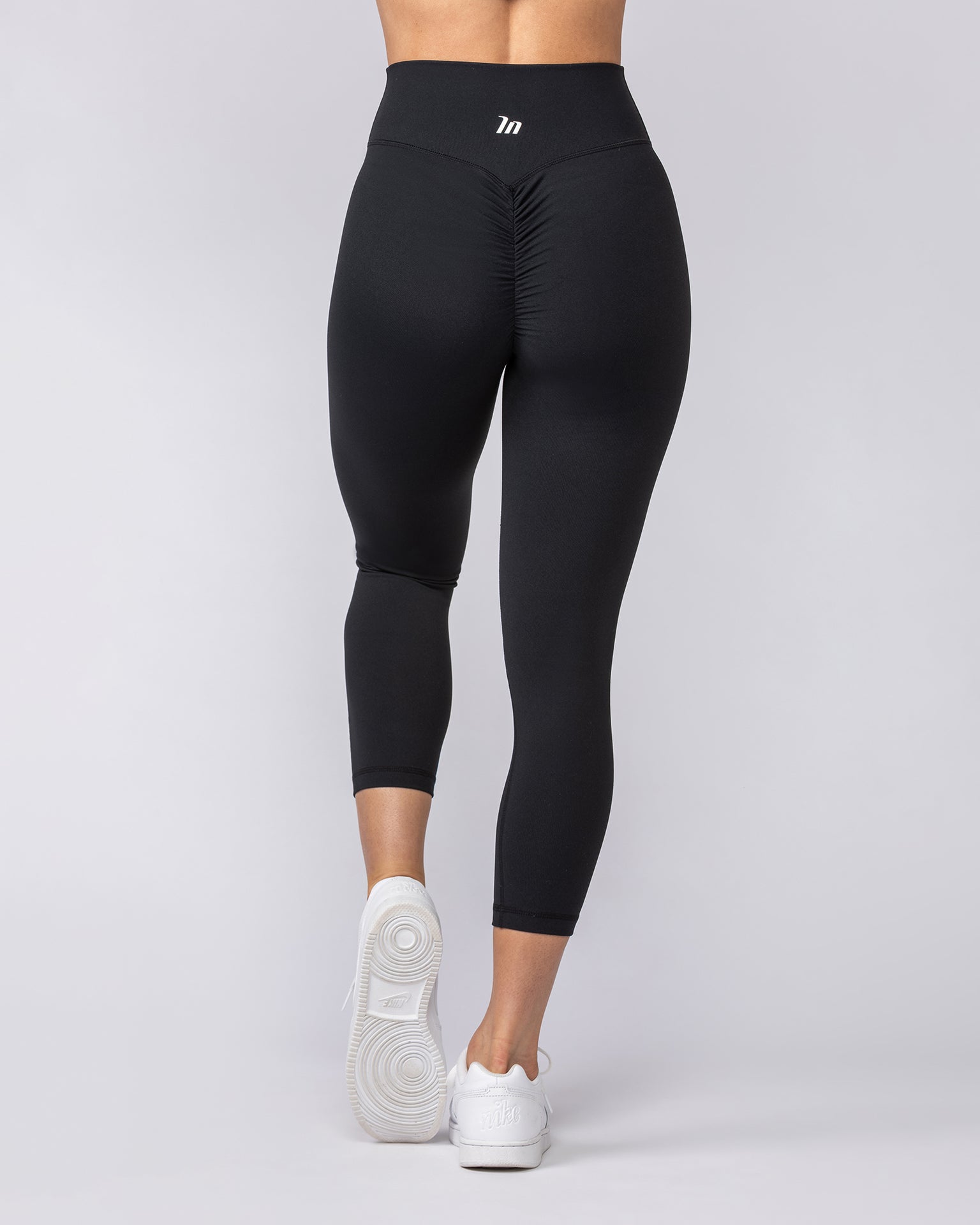 Instinct Scrunch 7/8 Leggings - Black-Leggings-XXS-072340BLK-XXS-MNAPPRL27293-5-Muscle Nation