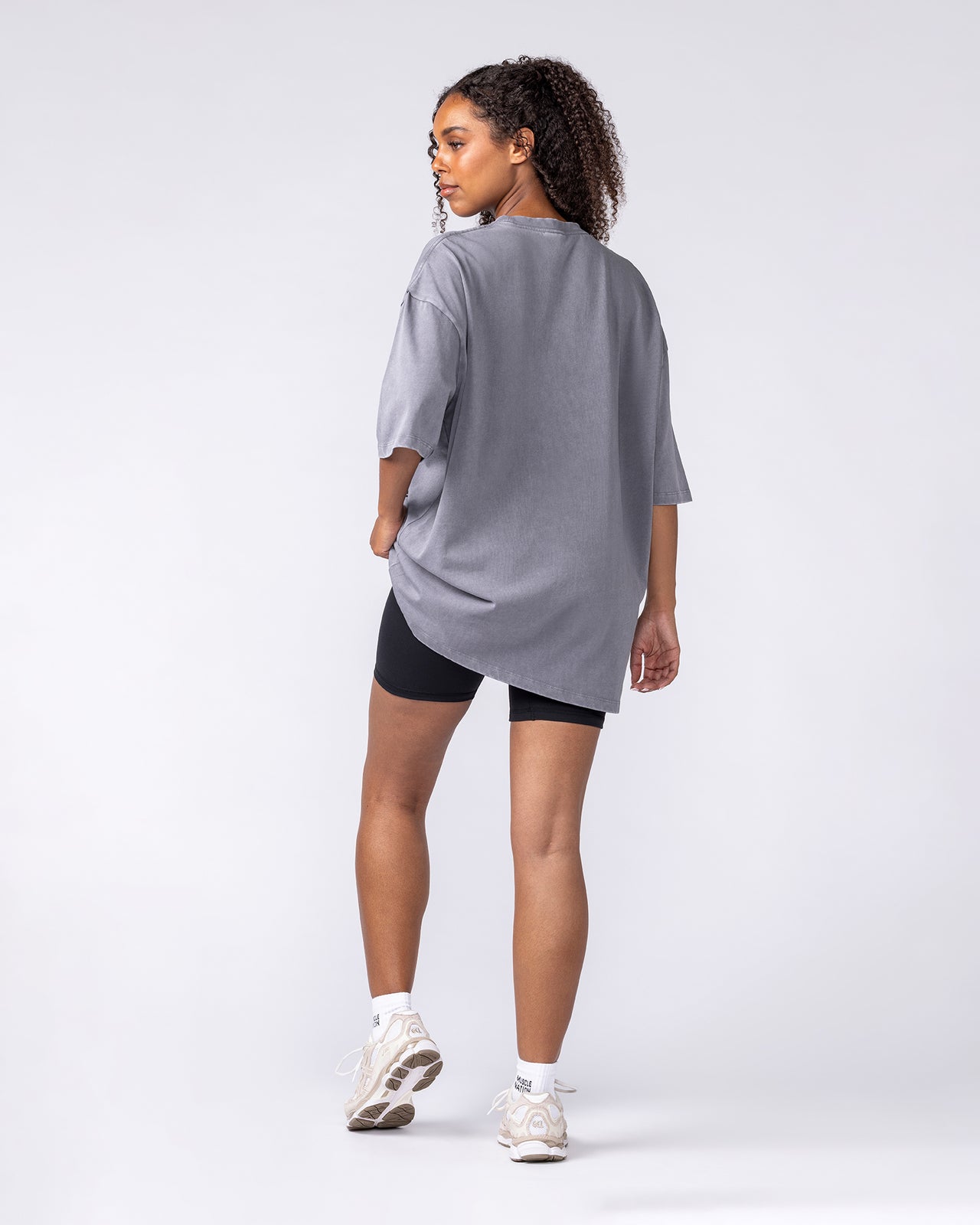 Iron Skull Oversized Tee - Washed Tornado