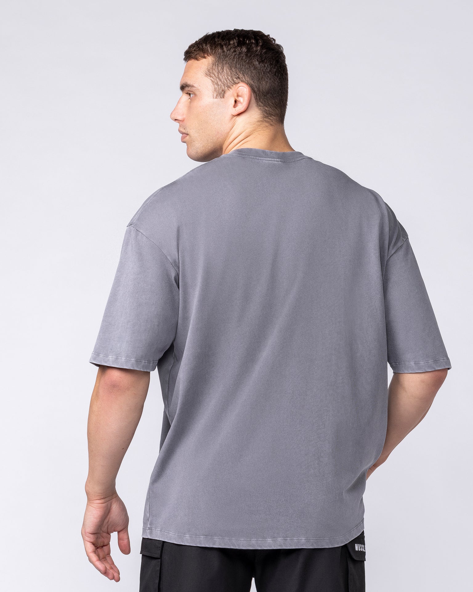 Iron Skull Oversized Tee - Washed Tornado