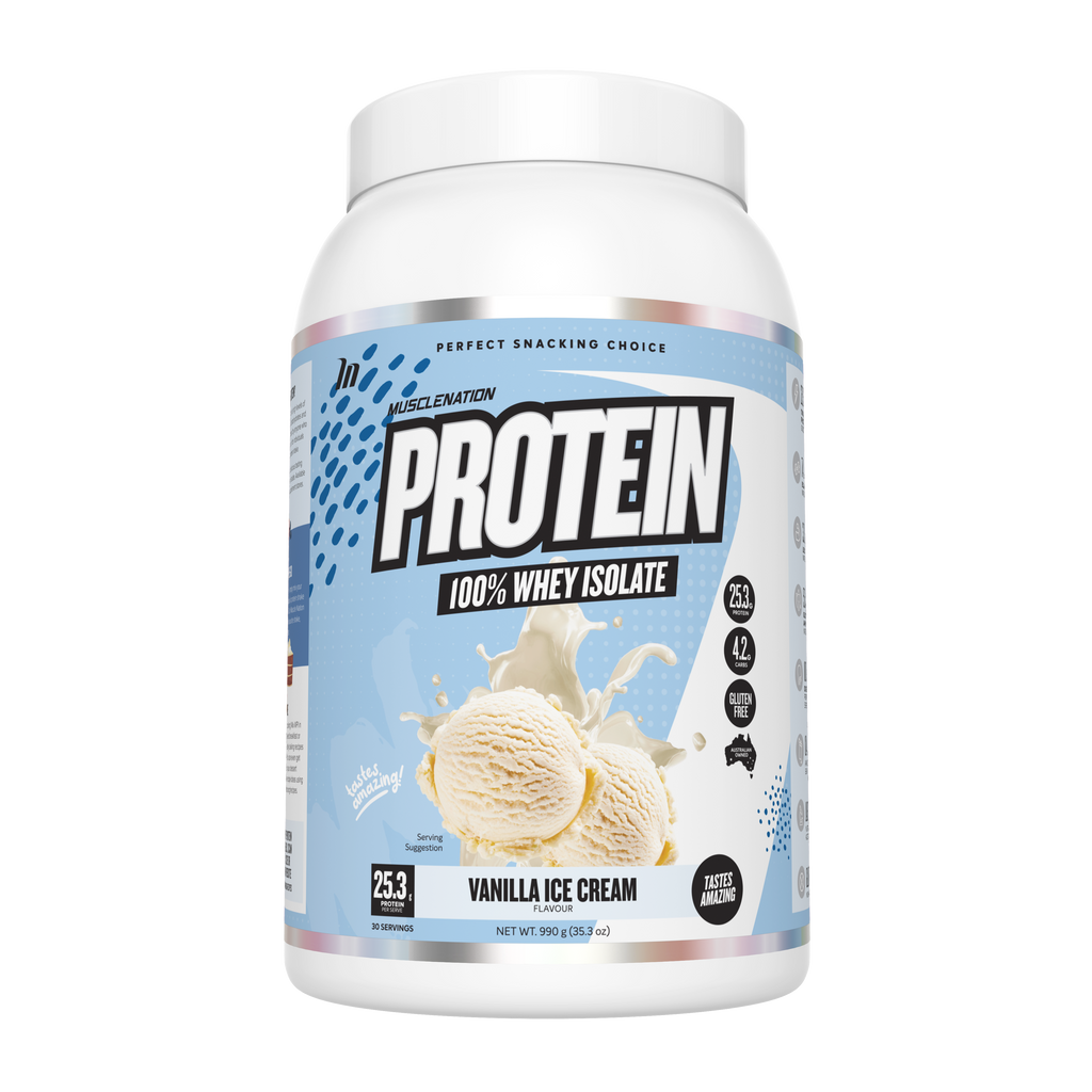WHEY Protein Isolate Vanilla Ice Cream 30 serves Muscle Nation