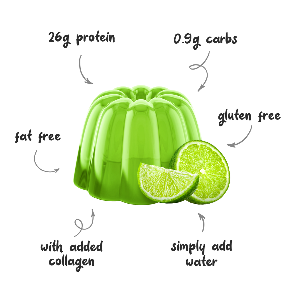PROTEIN JELLY + Collagen Lime 10 serves Muscle Nation