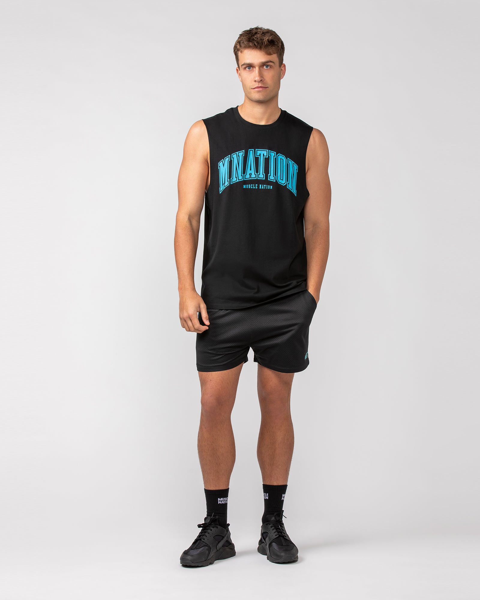 Lay Up 3.5'' Shorts - Black/Aqua