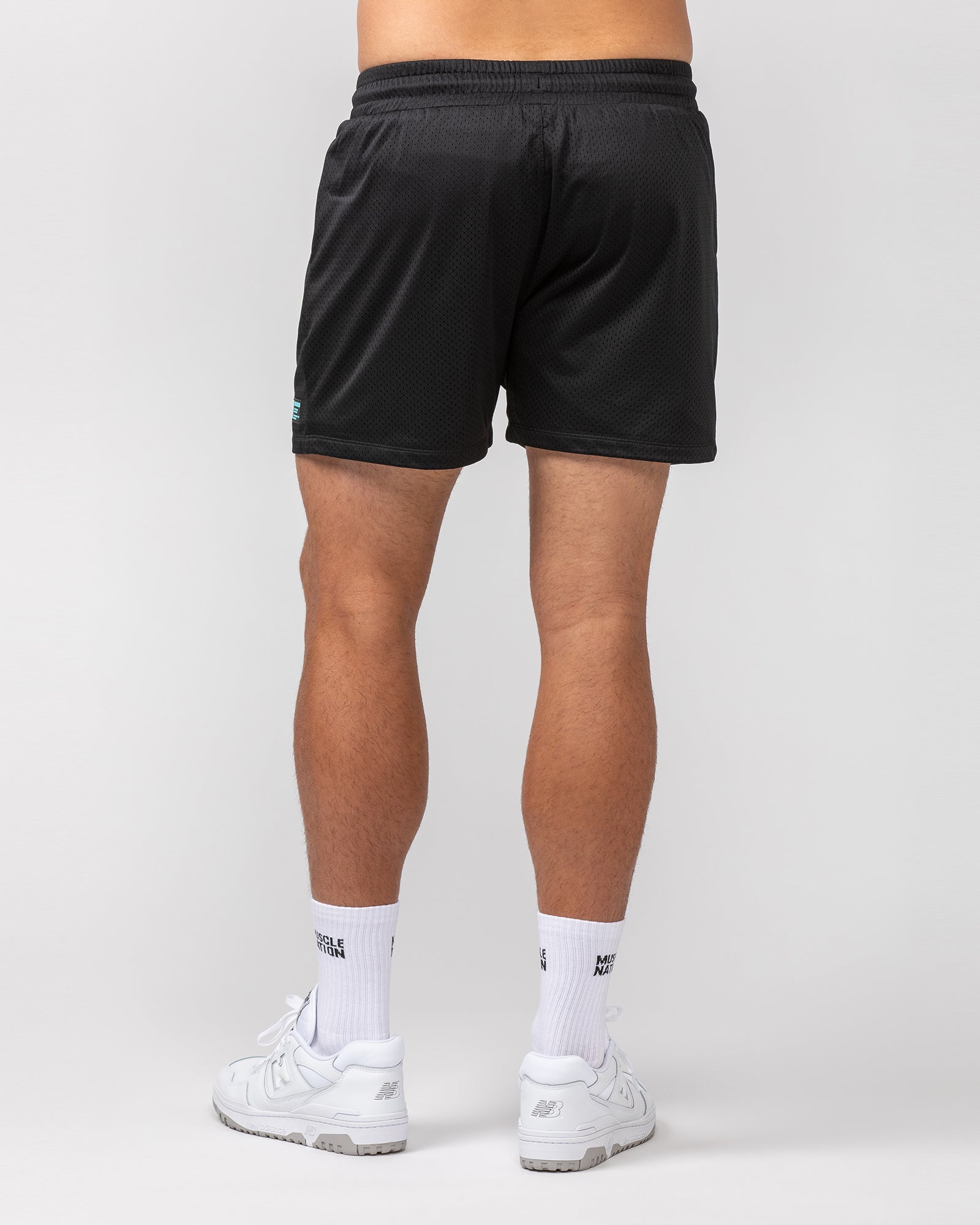 Lay Up 3.5'' Shorts - Black/Aqua