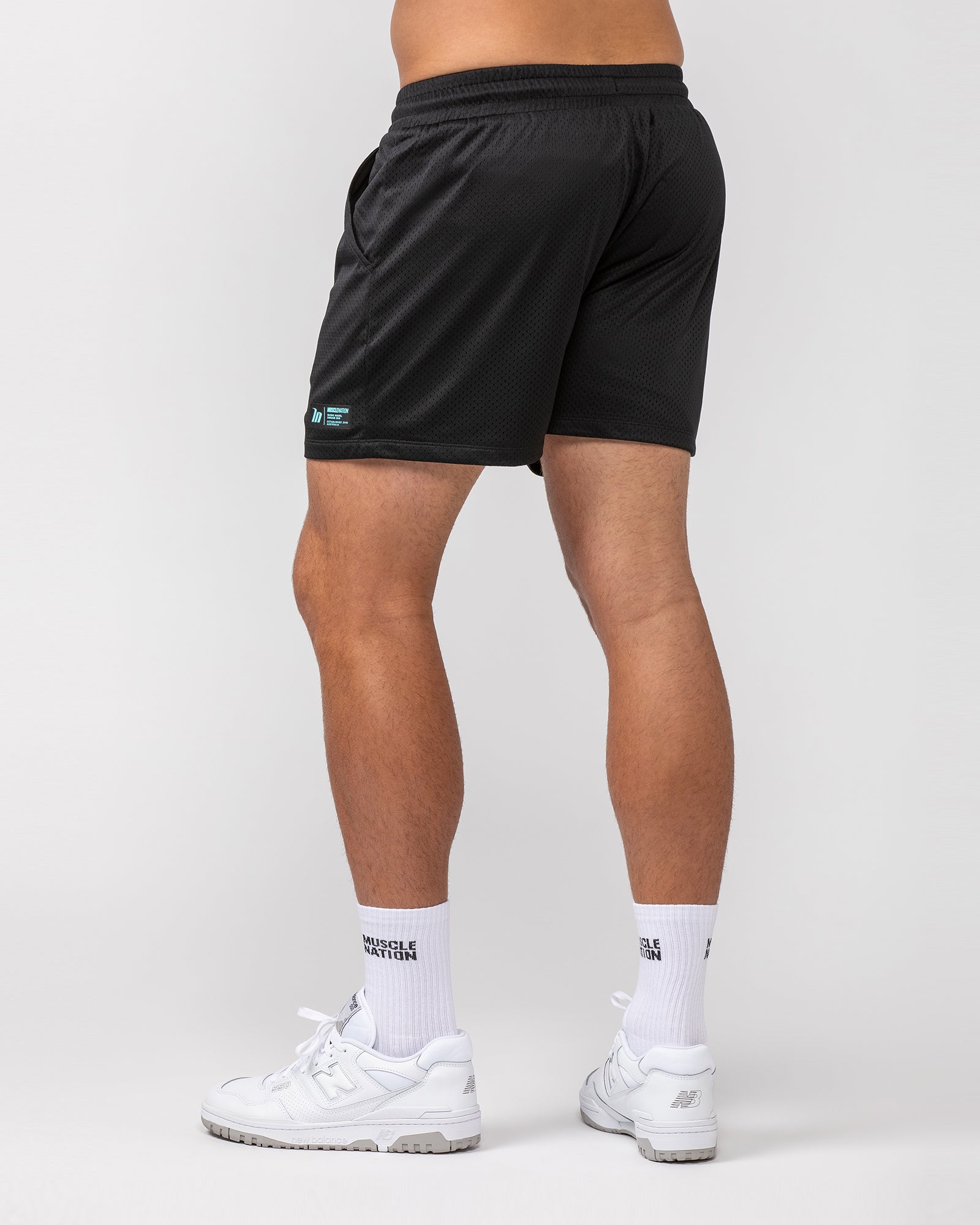 Lay Up 3.5'' Shorts - Black/Aqua