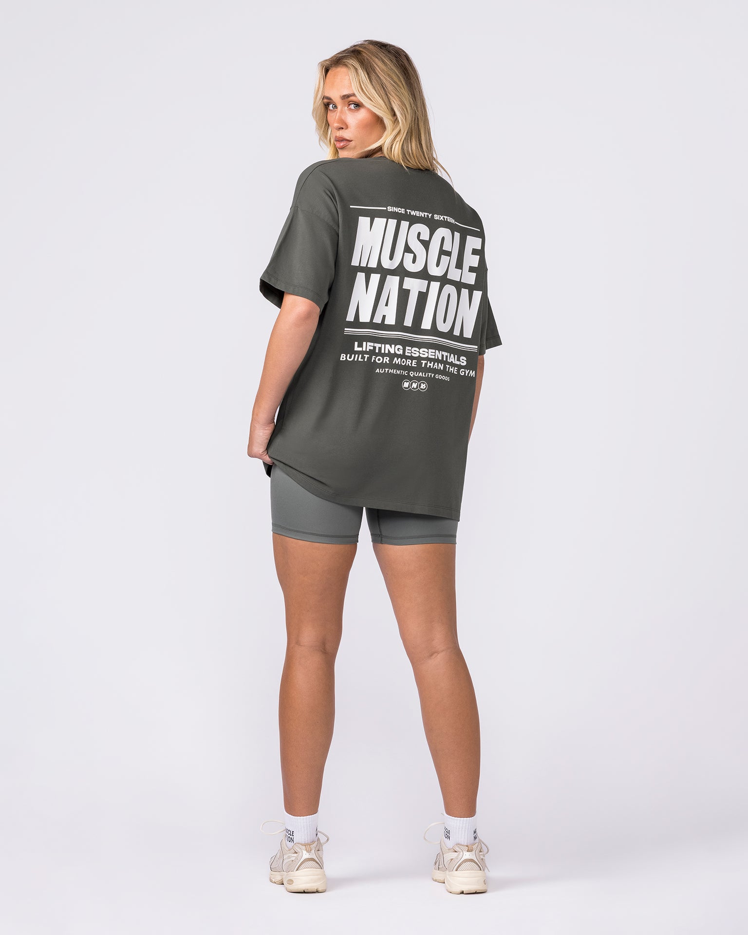 Kick-Start Oversized Tee - Dark Botanica-T-Shirts-XXS-042614DKBTNCA-XXS-MNAPPRL50198-5-Muscle Nation