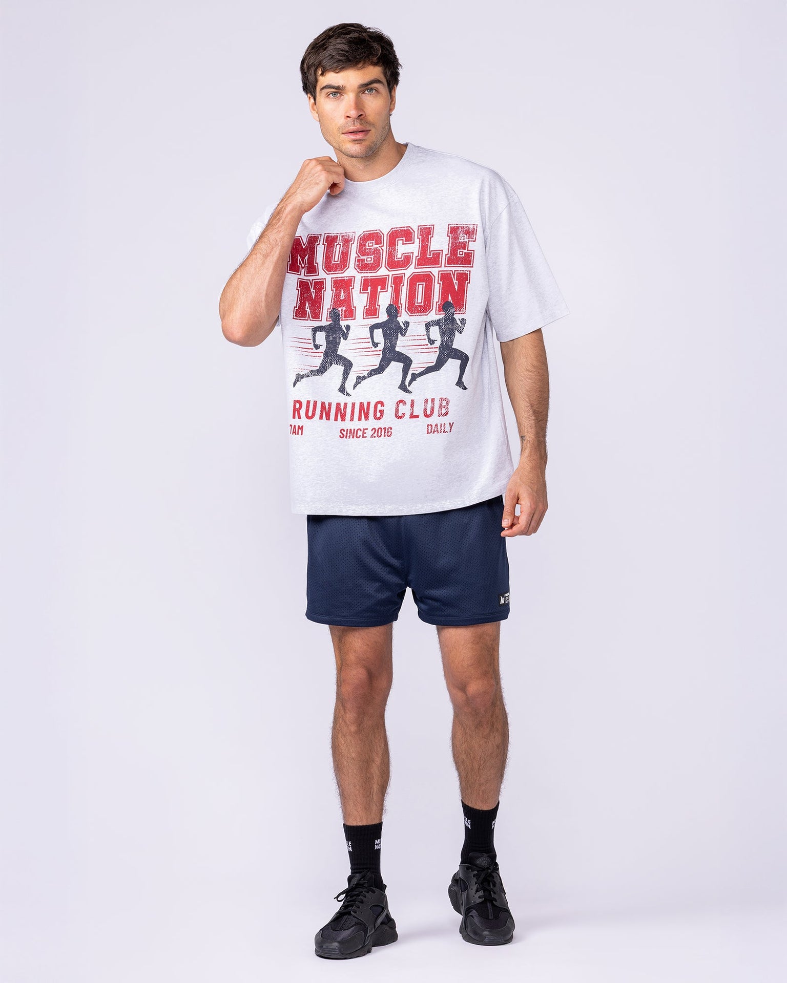 Lay Up 3.5" Shorts - Navy-Shorts-S-112553NAVY-S-MNAPPRL47011-5-Muscle Nation