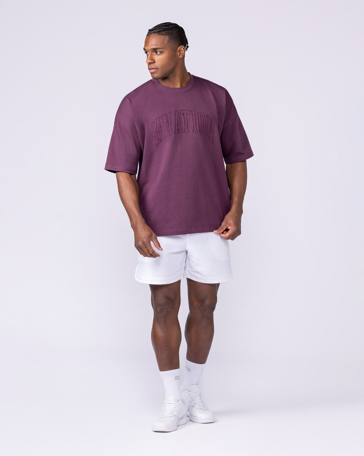 Lay Up 5" Shorts - White-Shorts-S-022304WHT-S-MNAPPRL21273-6-Muscle Nation
