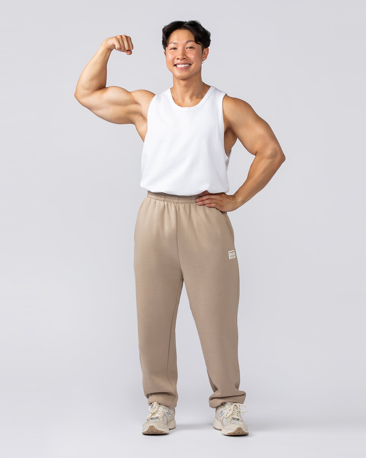Lee Lem Track Pants - Washed Tuffet-Bottoms-XS-022542WSHTFFT-XS-MNAPPRL41014-5-Muscle Nation