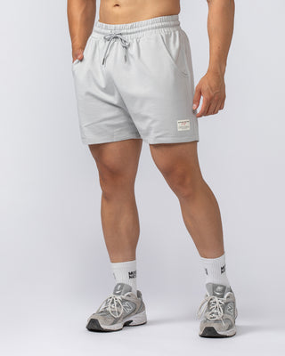 Lee Lem Loopback Shorts - Ice Grey-Shorts-XS-022546ICEGREY-XS-MNAPPRL40990-2-Muscle Nation