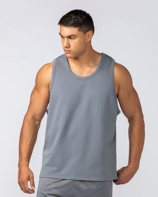Lee Lem Loopback Tank - Platinum Grey-Singlets & Tanks-S-022543PLGREY-S-MNAPPRL40898-1-Muscle Nation