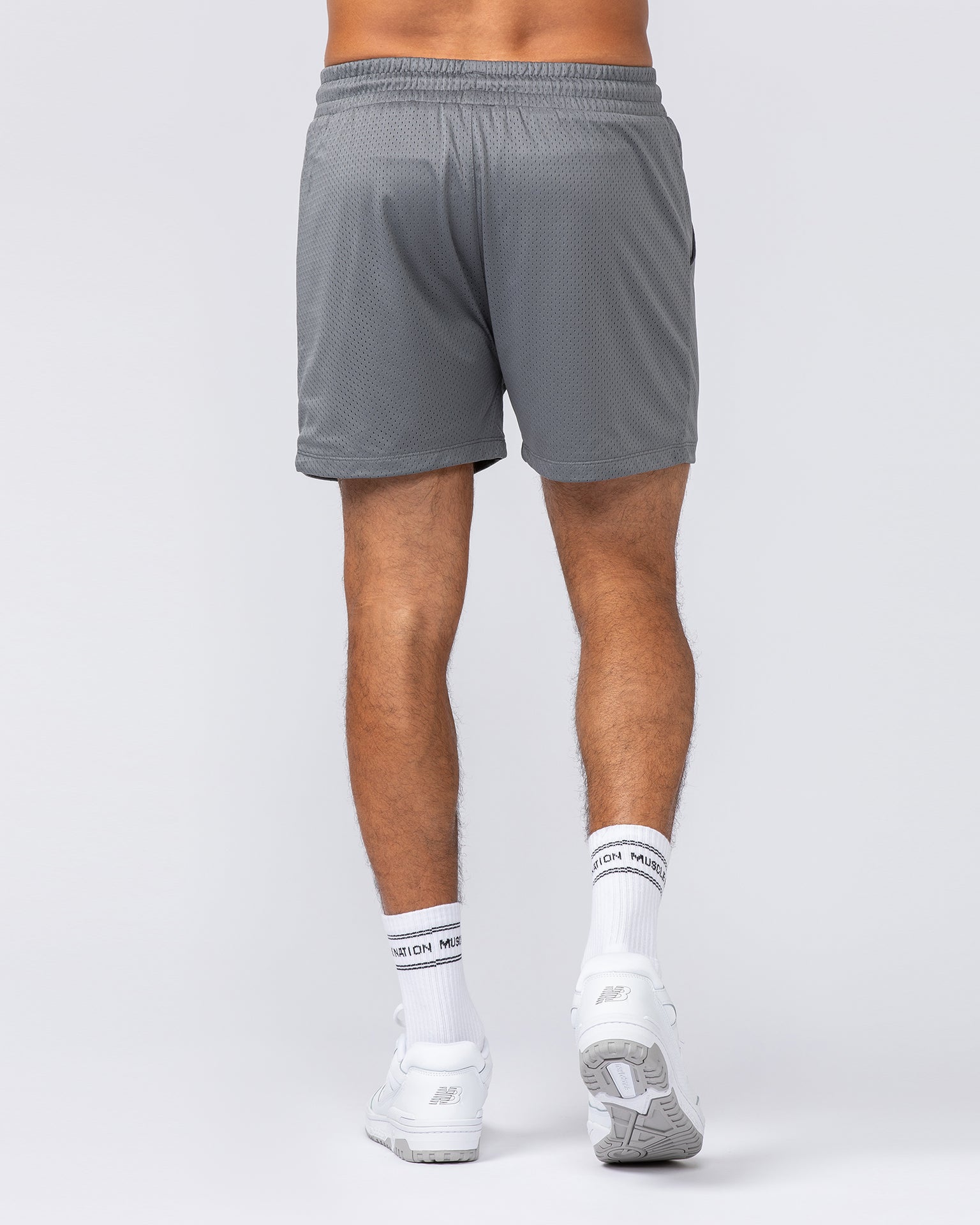 Lee Lem Lay Up 3.5" Shorts - Platinum Grey-Shorts-S-022544PLGREY-S-MNAPPRL40975-6-Muscle Nation