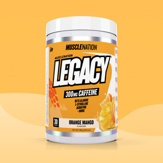 LEGACY Pre-Workout Energy - Orange Mango - 30 serves-Pre-Workouts-MNSUPPS0335-745114578150-1-Muscle Nation