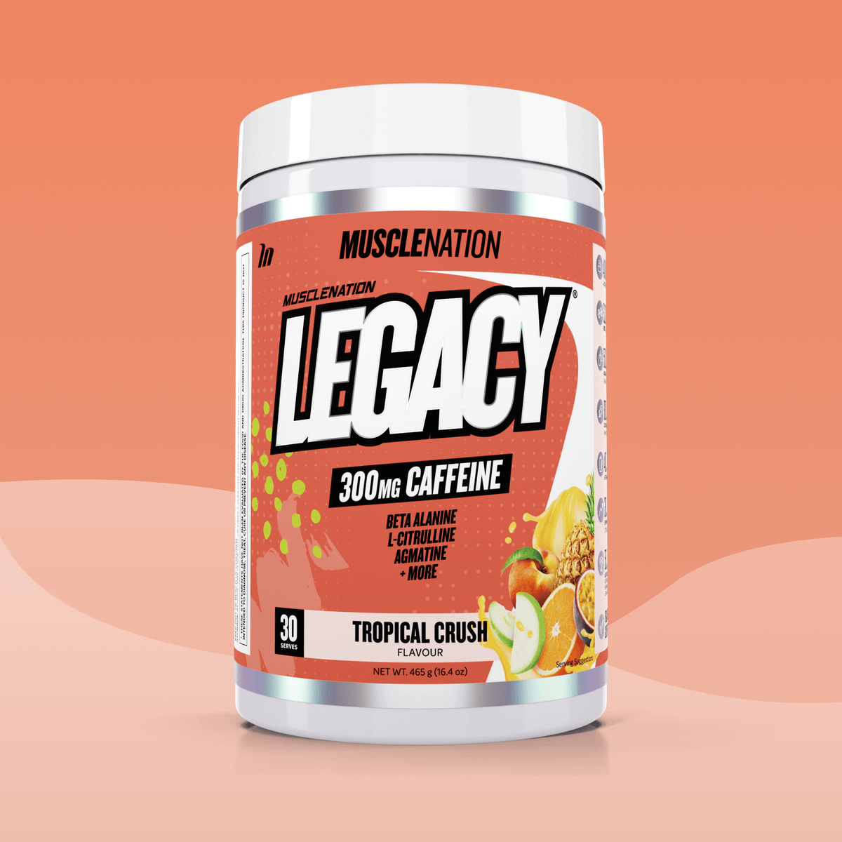 LEGACY Pre Workout Energy Tropical Crush 30 serves
