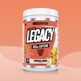 LEGACY Pre-Workout Energy - Tropical Crush - 30 serves-Pre-Workouts-MNSUPPS0250-764460254532-1-Muscle Nation