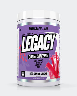 LEGACY Pre Workout Energy - Red Candy Sticks - 30 serves