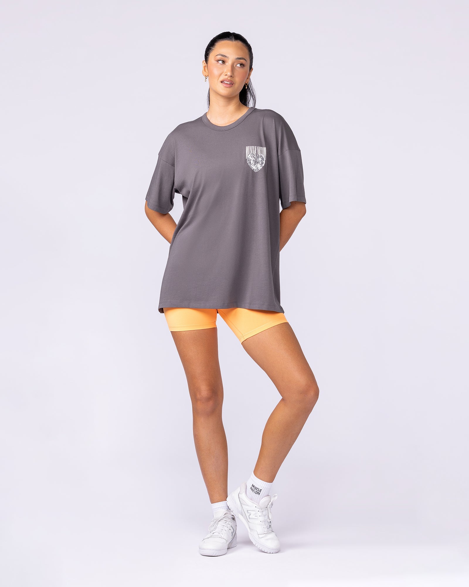 Less Panic More Disco Oversized Tee - Tornado-T-Shirts-XXS-1125144TRNDO-XXS-MNAPPRL46215-6-Muscle Nation