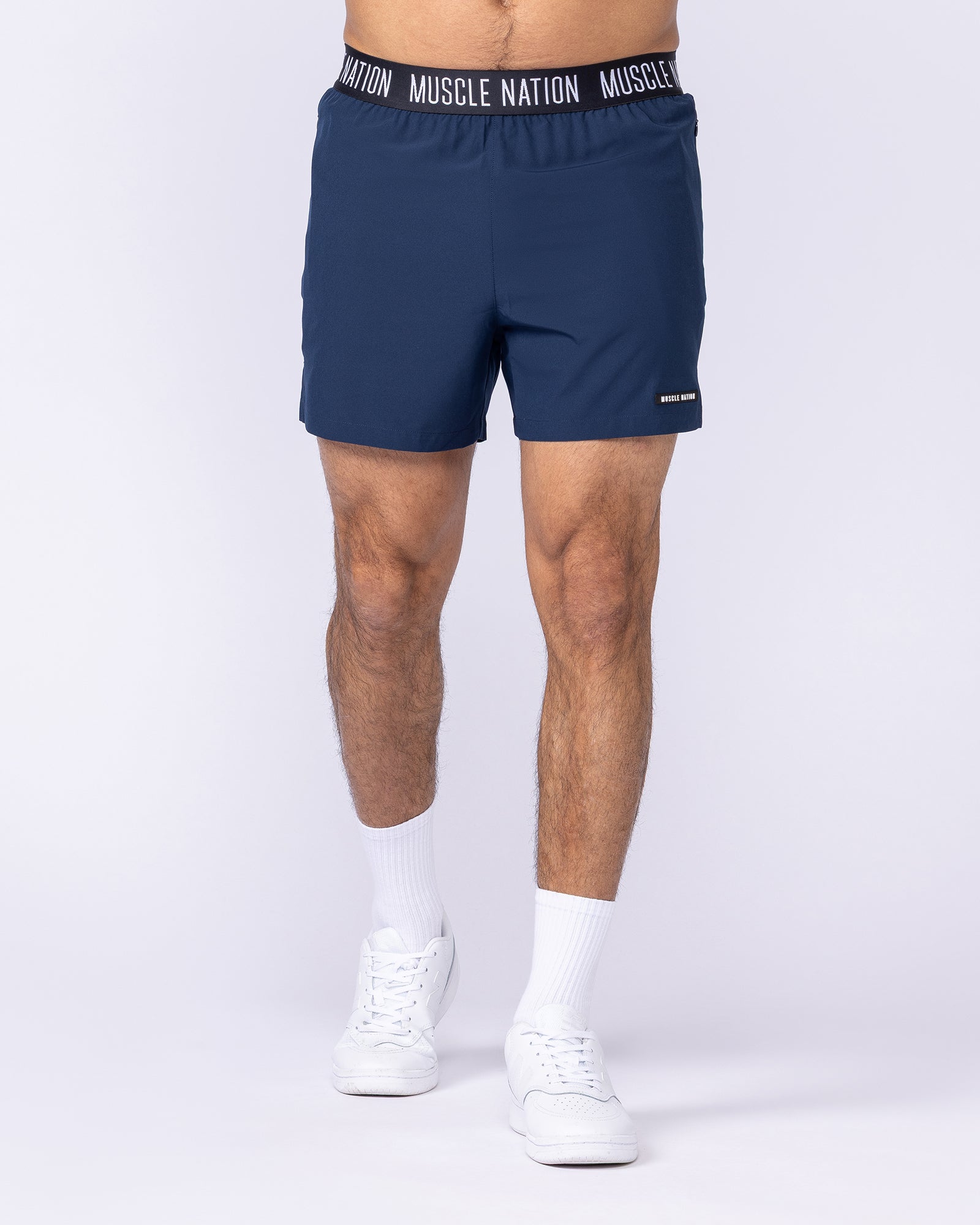 Level Up Training 4” Shorts - Navy-Shorts-S-1125156NAVY-S-MNAPPRL47464-3-Muscle Nation