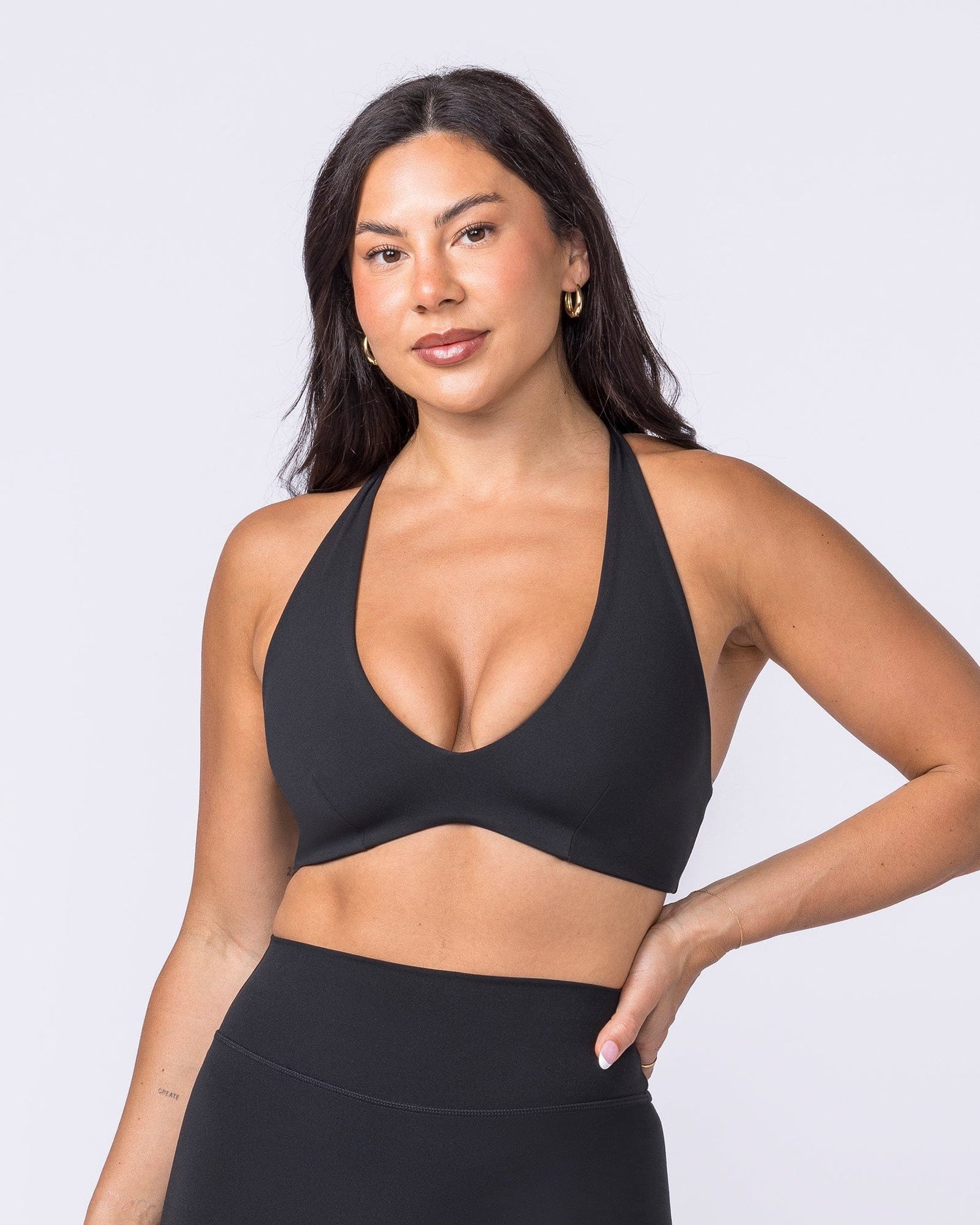 Liberty Lustre Bralette Black - Muscle Nation women's bralette
